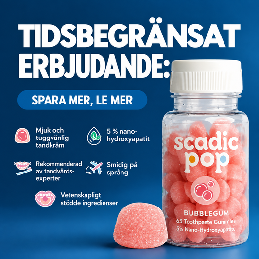 Scandic Pop Tandkrämsgummies