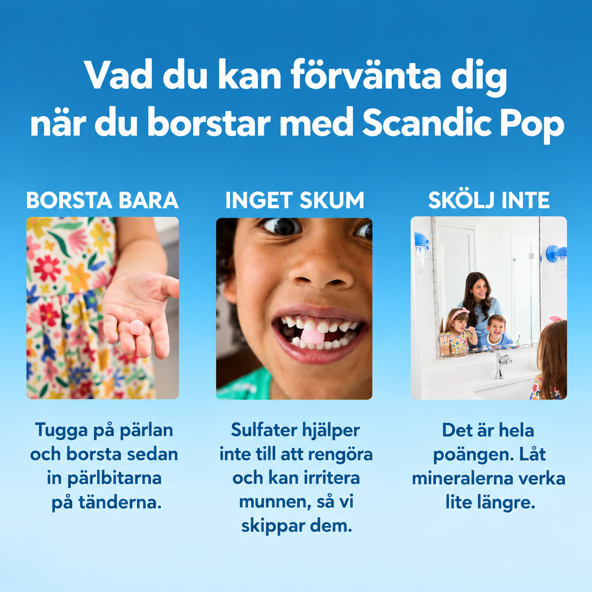 Scandic Pop Tandkrämsgummies