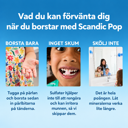 Scandic Pop Tandkrämsgummies