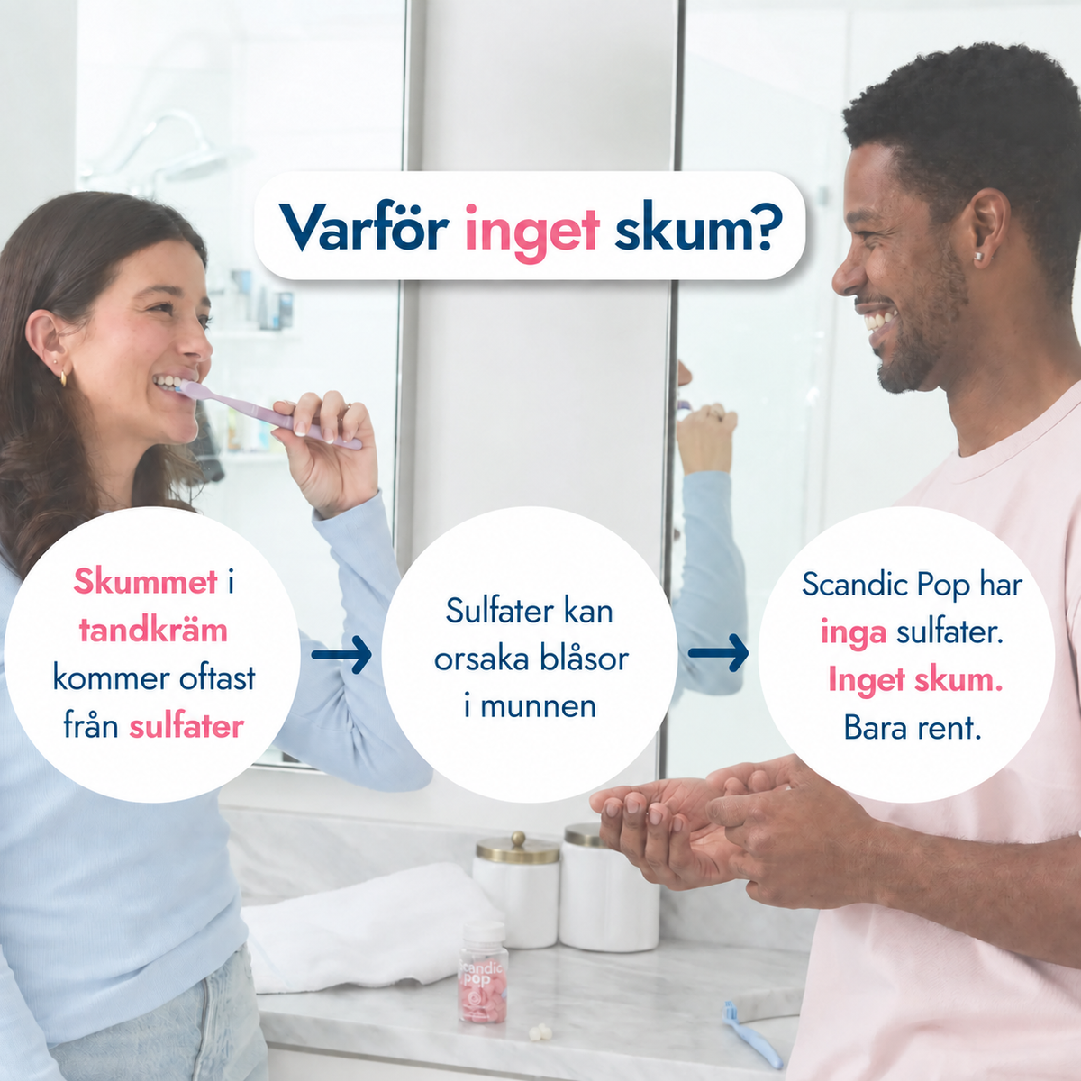 Scandic Pop Tandkrämsgummies
